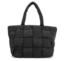 Skechers discount | Quilted Checkered Shopper Bag