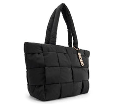 Skechers discount | Quilted Checkered Shopper Bag