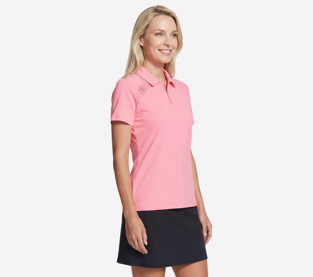 Skechers USA | GO GOLF Short Sleeve Birdie Zip Front Polo