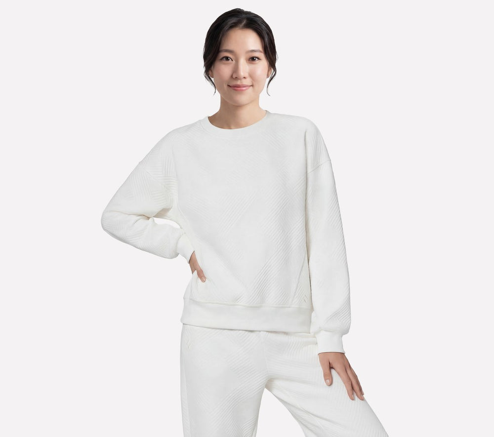 Skechers on sale | Downtown Cozy Fit Long Sleeve Crew