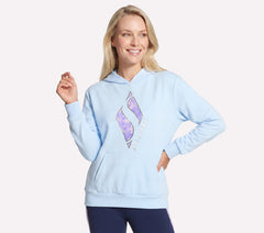 Skechers on sale | Floral Diamond Pullover Hoodie