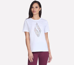 Skechers USA | Floral Diamond Short Sleeve Tee