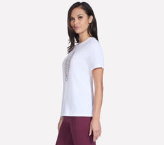 Skechers USA | Floral Diamond Short Sleeve Tee