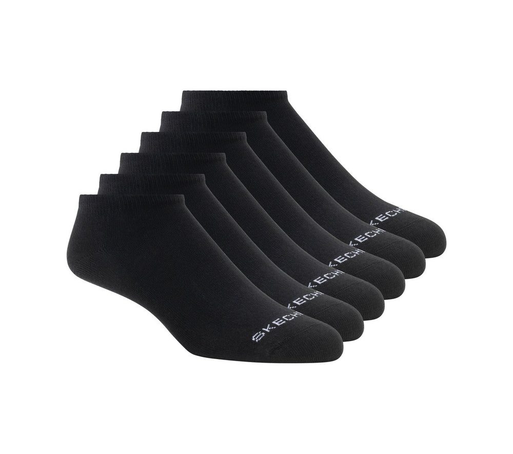 Skechers on sale | Cotton No-Show Socks - 6 Pack
