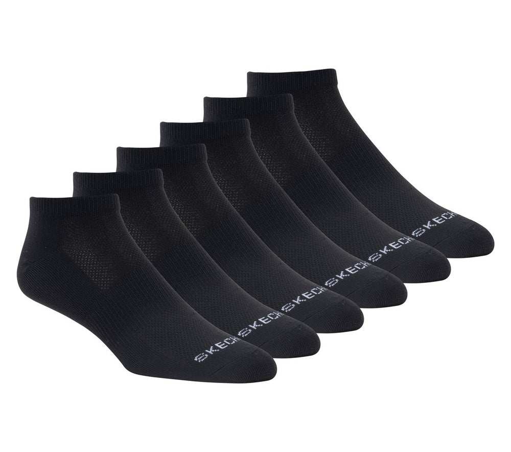 Skechers outlet | 6 Pack Women's Low Cut Sport Stripe Socks