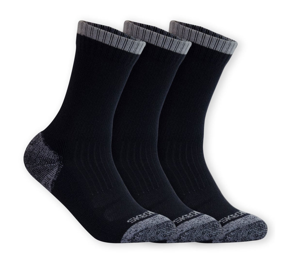 Skechers online | 3 Pack Half Terry Work Crew Socks