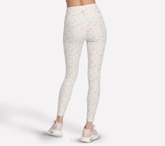 Skechers outlet | GO WALK Rib Floral Full Length High-Waisted Legging