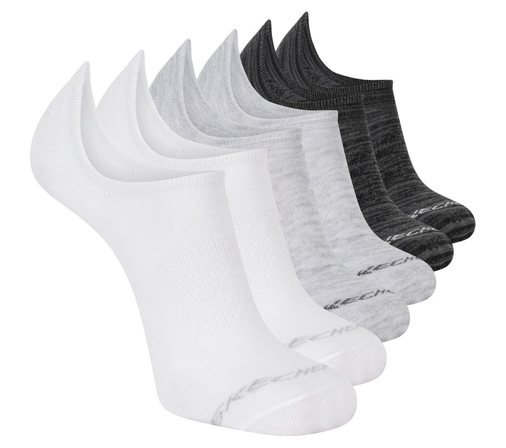Skechers on sale | 6 Pack Men's Sneaker Liner Socks