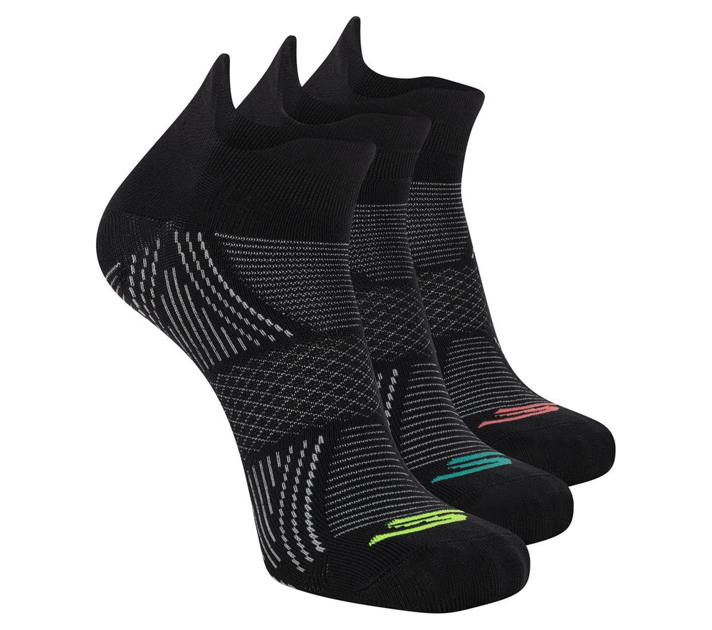 Skechers US | 3 Pack Men's Performance Low Cut Pattern Socks