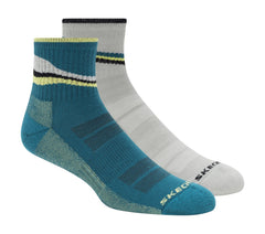 Skechers near me | 2 Pack Men's Quarter Trail Socks