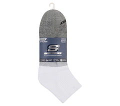 Skechers outlet | 3 Pack Men's Colorblock Quarter Socks