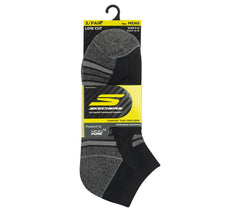 Skechers US | 3 Pack Men's Half Terry Low Cut Socks
