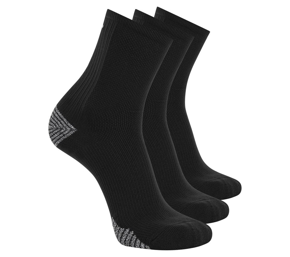 Skechers online | 3 Pack Men's Performance Running High Quarter Socks