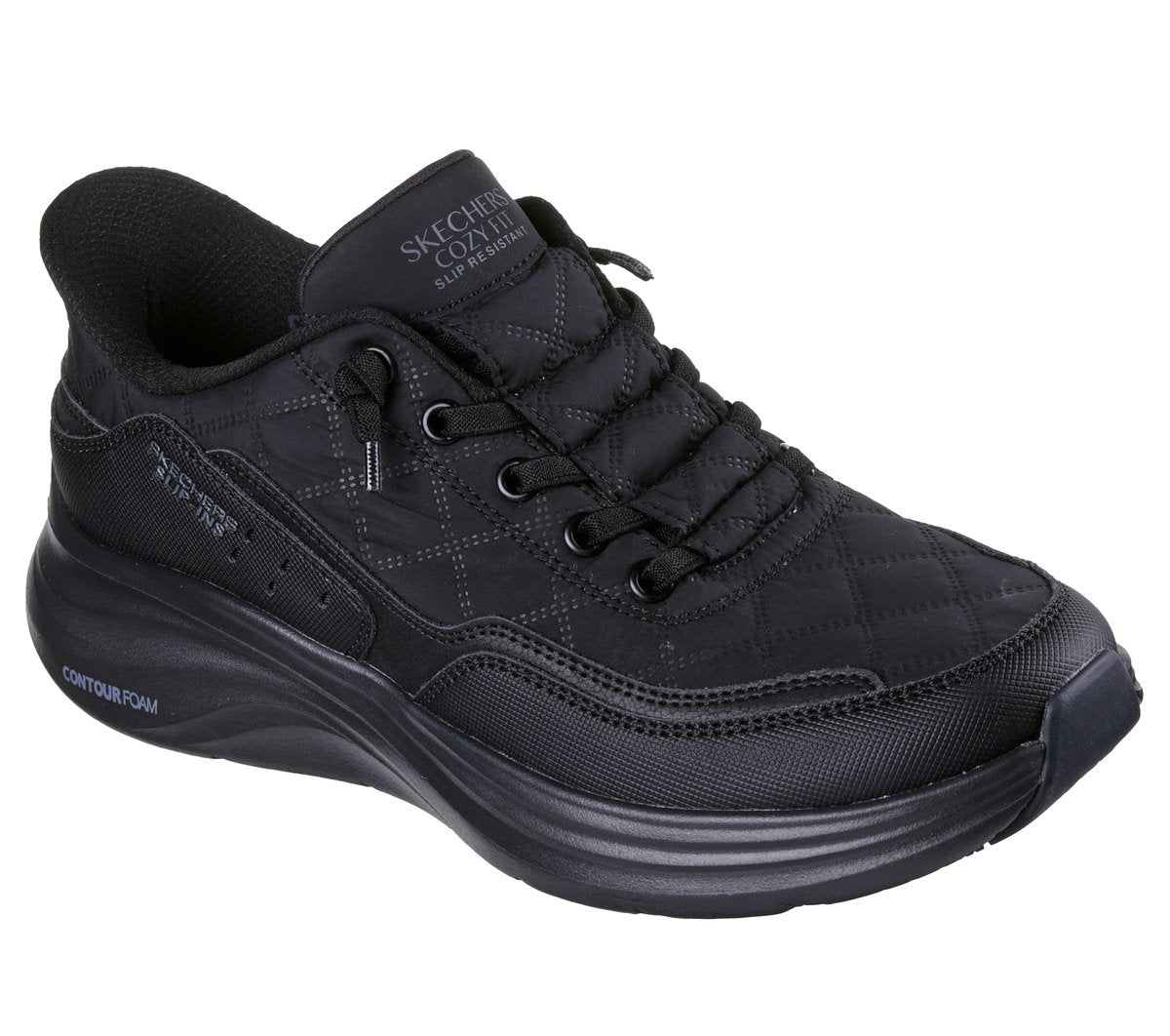 Skechers on sale | Slip-ins Work Slip-Resistant: Contour Foam - Cozy Fit