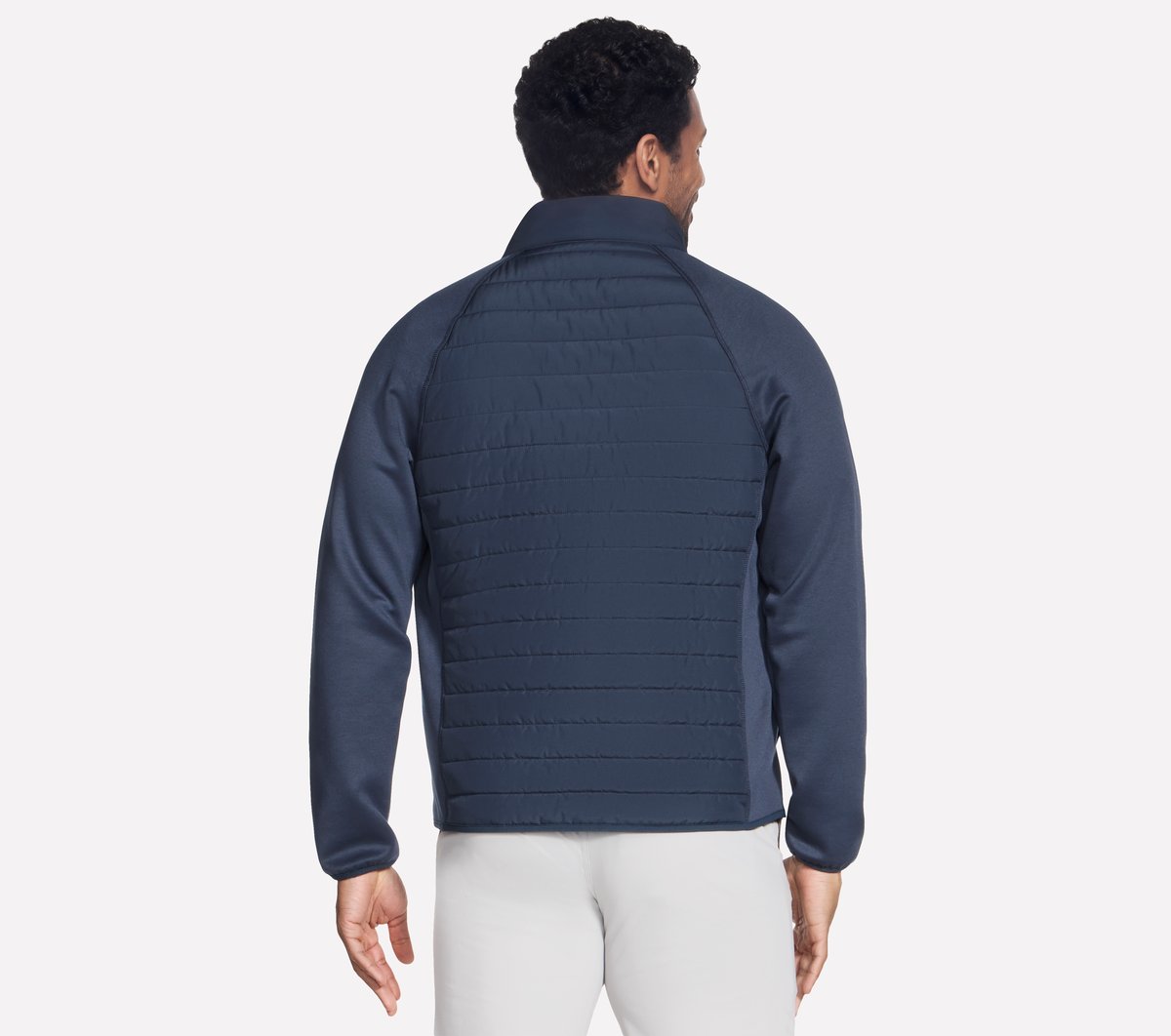 Skechers discount | The Hoodless Hoodie Hybrid Jacket