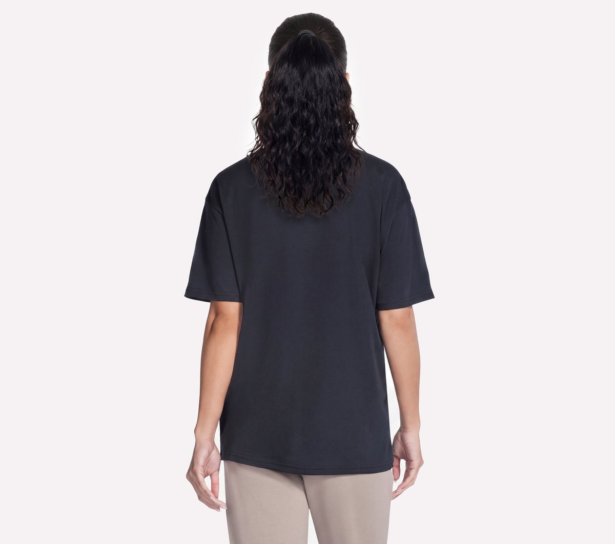 Skechers outlet | Script Diamond Studded Short Sleeve Tee