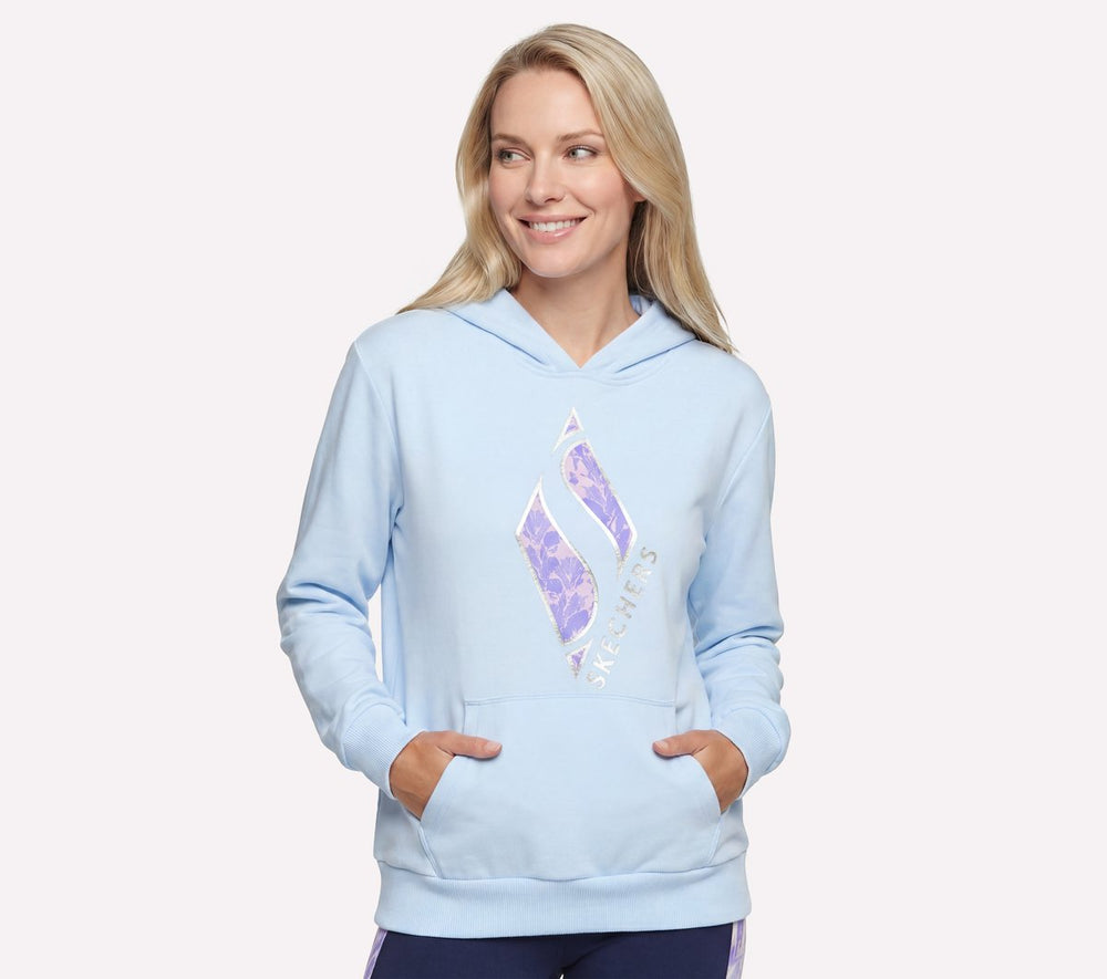 Skechers on sale | Floral Diamond Pullover Hoodie