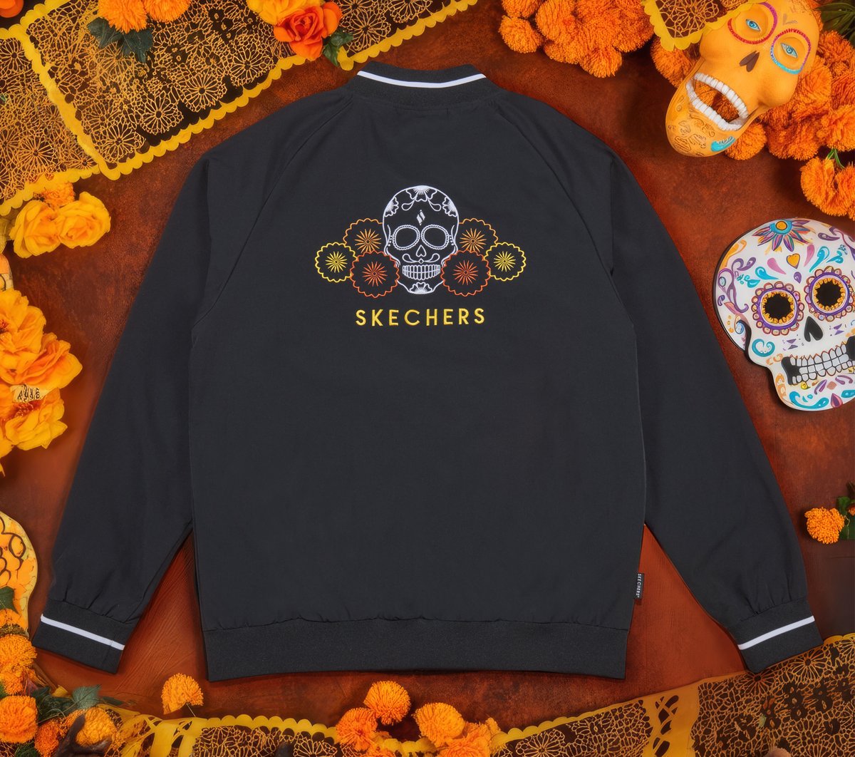 Skechers discount | Dia de Muertos Bomber Jacket