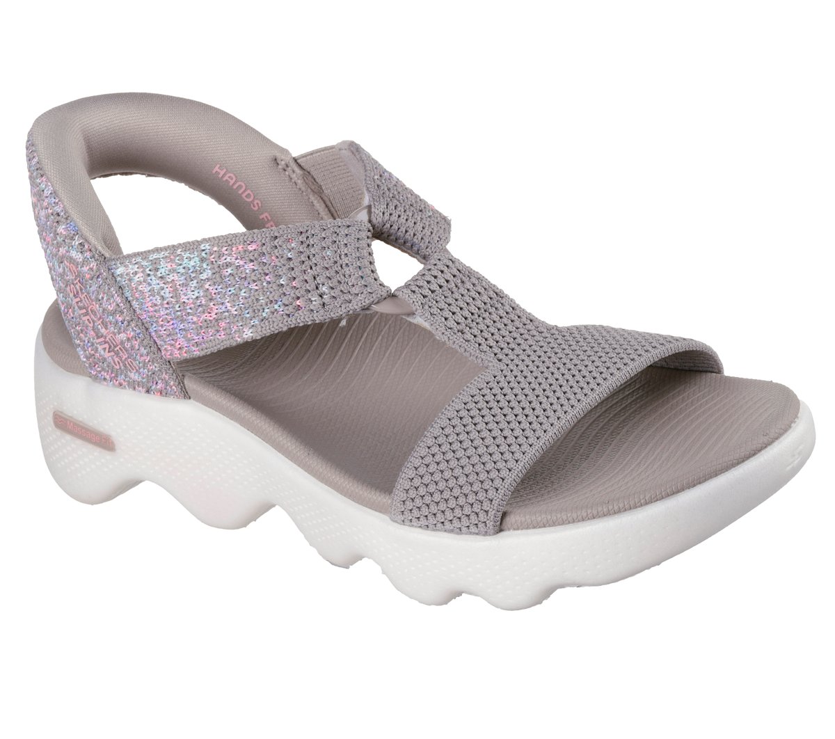 Skechers discount | Slip-ins: GO WALK Massage Fit Sandal - Confetti Sky