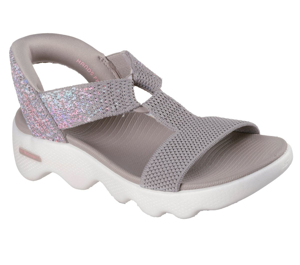 Skechers discount | Slip-ins: GO WALK Massage Fit Sandal - Confetti Sky