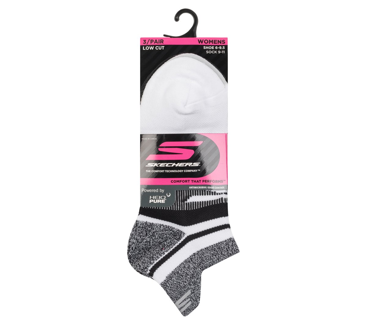 Skechers near me | 3 Pack Women's Performance Low Cut Running Heel Tab Socks