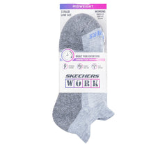 Skechers online | Work: Lowcut Heel Tab Socks - 3 Pack