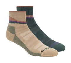 Skechers USA | 2 Pack Women's Trail Quarter Socks
