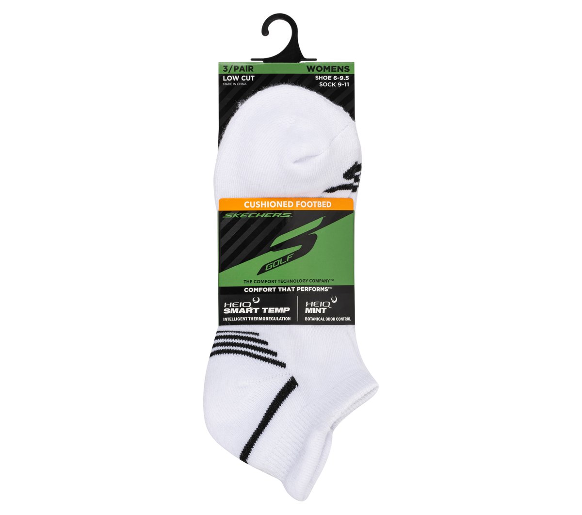 Skechers sale | 3 Pack Women's Performance Low Cut Golf Socks