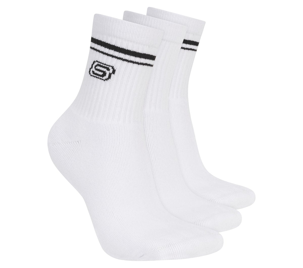 Skechers US | 3 Pack Women's Low Crew Varsity Socks