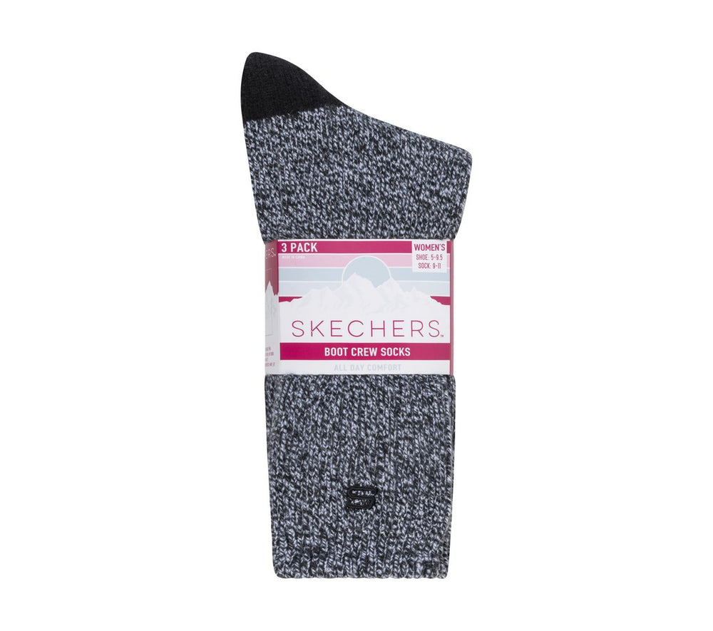 Skechers discount | Super Soft Boot Crew Socks - 3 Pack