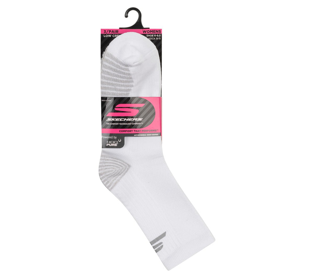 Skechers near me | 3 Pack Women's Half Terry Low Crew Socks