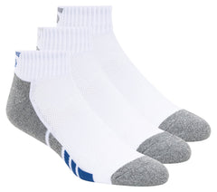 Skechers USA | 3 Pack Men's Half Terry Quarter Crew Socks