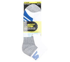 Skechers USA | 3 Pack Men's Half Terry Quarter Crew Socks