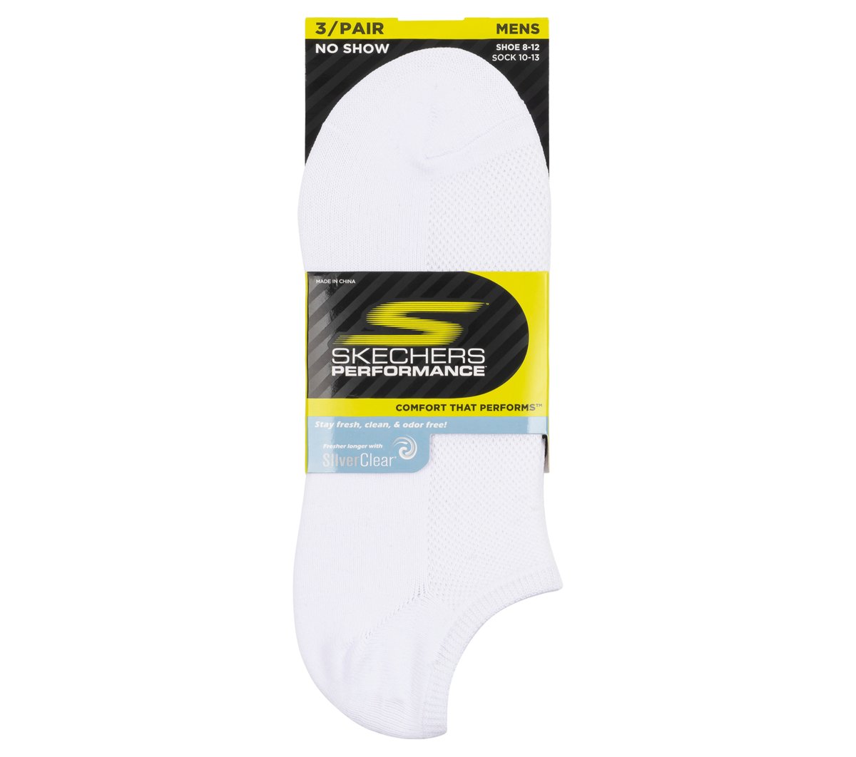 Skechers on sale | 3 Pack No Show Stretch Socks