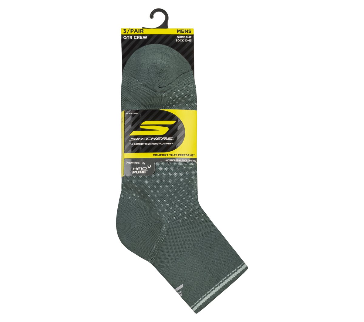 Skechers sale | 3 Pack Men's Performance Running Quarter Socks