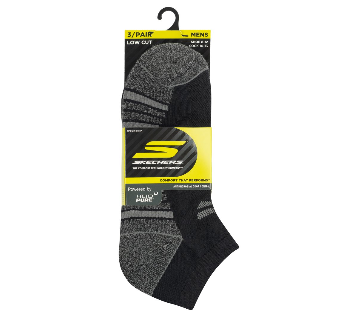 Skechers US | 3 Pack Men's Half Terry Low Cut Socks