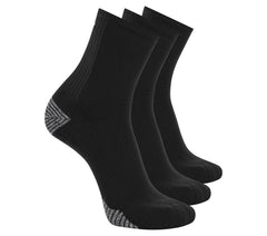 Skechers online | 3 Pack Men's Performance Running High Quarter Socks