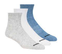 Skechers US | 3 Pack Boys' Crew Cotton Socks