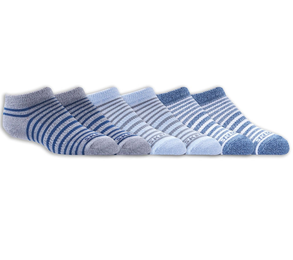 Skechers near me | 6 Pack Striped No Show Socks
